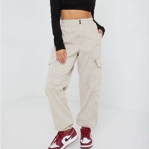 NWOT Garage Beige Cargo Pants